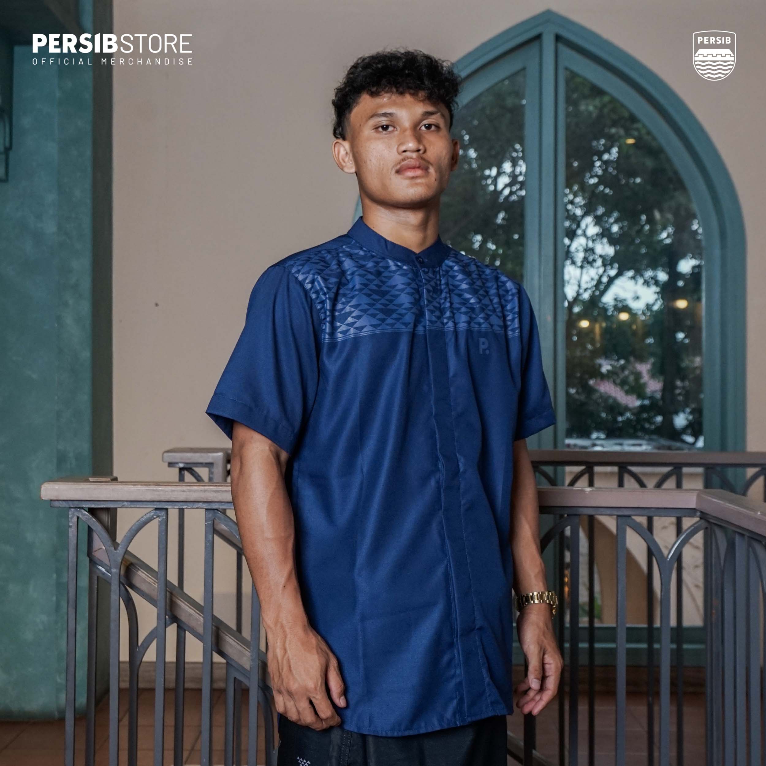 PERSIB BAJU KOKO GEONOENG NAVY PRIA DEWASA